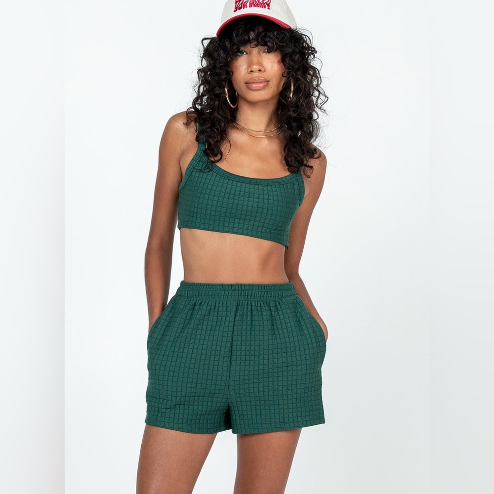 NWOT Princess Polly Arabella Short Set Green - Picture 2 of 13